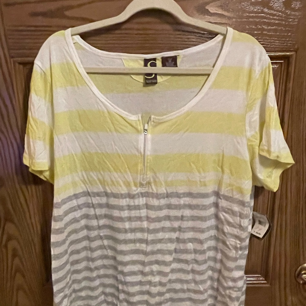 NWT sportelle 1/4 zip tee shirt. Size 2x